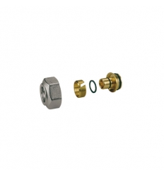 Giacomini R179E Adapter Eurocone 3/4"ECx(16x2) voor kunststofbuis en kunststof meerlagenbuis - R179EX124