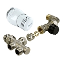 Comap 1-pijpscombinatie recht 1/2” x M22 Senso set met thermostaat en bocht - RK8096045