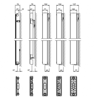 Stelrad Vertex H:2000 T:20 L:0300 - 936 Watt