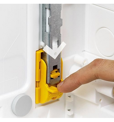 Legrand opbouwkast 1 rij-18 mod. doorzichtige deur - XL³ 125