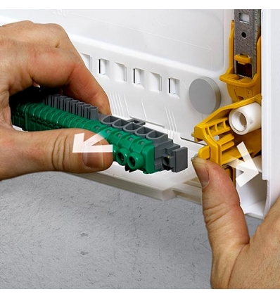 Legrand opbouwkast 1 rij-18 mod. doorzichtige deur - XL³ 125