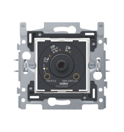 Niko Sokkel voor universele draaiknopdimmer met CAB-ontstoring, 3 - 300 W, 2-draads - 310-03900