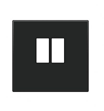 Niko Centraalplaat voor enkelvoudige luidsprekeraansluiting, zwart 161-69801
