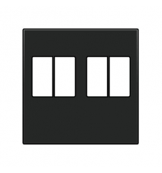 Niko Enjoliveur pour double connecteur haut-parleur, noir 161-69701