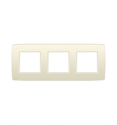 Niko Drievoudige afdekplaat met 71 mm centerafstand Niko Original cream - 100-76700