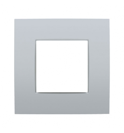 Niko Enkelvoudige afdekplaat Niko Intense sterling - 121-76100