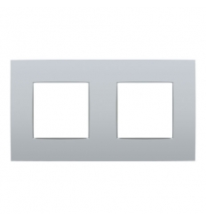 Niko Tweevoudige afdekplaat met 71 mm centerafstand Niko Intense sterling - 121-76800