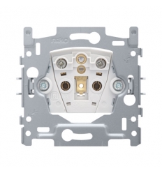 Niko Sokkel voor stopcontact zonder aarding, inbouwdiepte 21 mm, 16 A/250 Vac, schroefklemmen - 170-31100