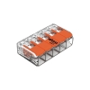 Wago Borne COMPACT UNIVERSELLE pour tout type de câbles 5 x 0,2-4mm² - 25 pièces - 221-415