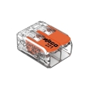 Wago Borne COMPACT UNIVERSELLE pour tout type de câbles 2 x 0,2-4mm² - 100 pièces - 221-412