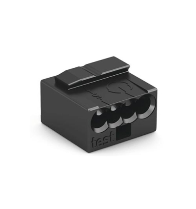 Wago Bornes MICRO pour boîtes de dérivation borne à 4 conducteurs - 100 pièces - 243-204