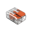 Wago Compacte universele klem 2 x 6 mm² oranje - 50 stuks - 221-612