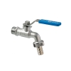Arco robinet de service double à bille avec levier (bleu) MM 3/4 x 3/4 - nikclé - avec raccord cannelé