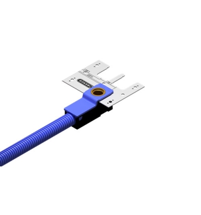 Henco Wall Box boîte d’encastrement bleu 1/2" F x 16mm compression - WBS-1604-BL