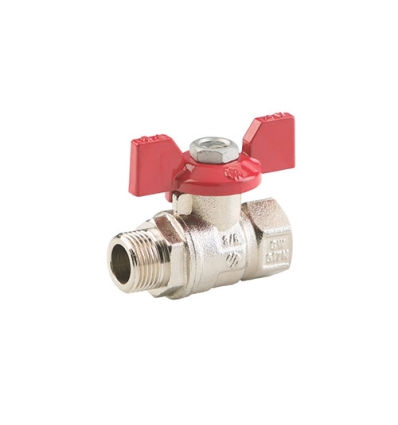 Arco Sena vanne à bille avec levier papillon (rouge) MF 3/4 x 3/4