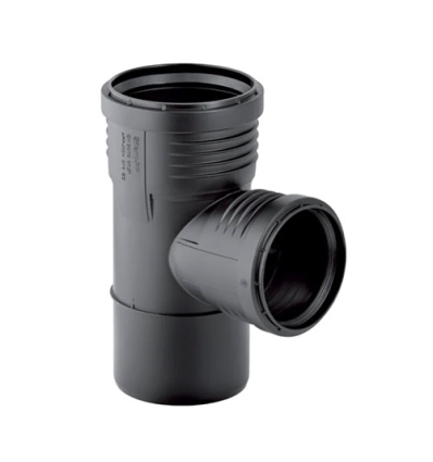 Geberit Silent-PP Te Reduit 88° MFF 110 x 50 x 110 mm noir