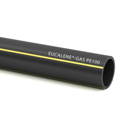 Eupen Eucalene-Gas PE100 HDPE Gas buis (lengte 6m) 63 x 5,8 mm 