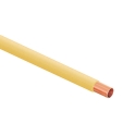 Talos gas koper buis 22 x 1,0 mm - gele mantel lengte 5 meter