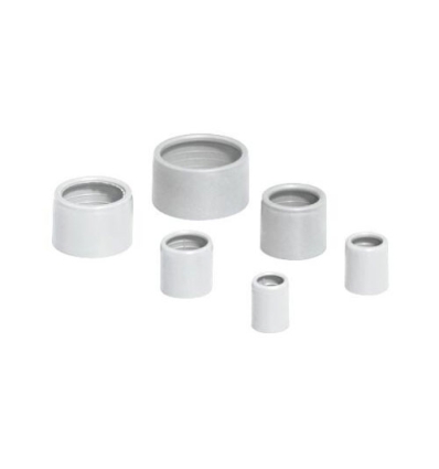 Helia Entrée, résistant aux chocs, Ø 32 mm - sans halogène - gris clair RAL 7035 - 50 pièces