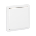 Niko Interrupteur bipolaire, étanche aux projections d'eau 10 AX/250 Vac avec bornes à vis, white - 701-31200
