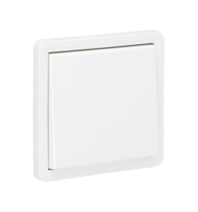 Niko Spuitwaterdichte wisselschakelaar 10 AX/250 Vac met schroefklemmen, white - 701-31600