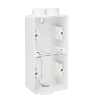 Niko Boîte en saillie double vertical étanche aux projections d'eau avec une entrée M20 double et une entrée M20 - 701-84212