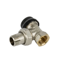 Begetube Ø1/2" haakse radiatorkraan thermostatiseerbaar met instelbare kv – waarden - 134040026