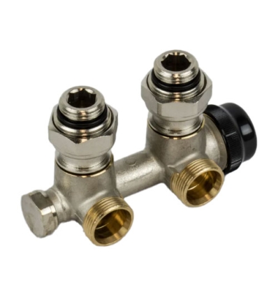 Begetube Ø1/2" x M24 pièce h thermostatisable, modèle équerre avec valeurs kv réglables - 162053052