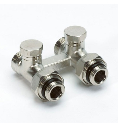 Begetube 2xØ1/2"+2xEK distributeur pour raccordement par le sol modèle droit bitube - 160052055