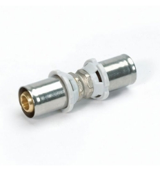Begetube Ø50/4 x 50/4 modèle droit, double - raccord à sertir pour Alpex - 308008484