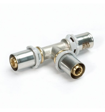 Begetube Ø26/3 pièce T raccordement égal - raccord à sertir pour Alpex - 328565656