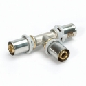 Begetube Ø26/3 pièce T raccordement égal - raccord à sertir pour Alpex - 328565656