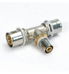 Begetube Ø32 x 16 x 32 T-stuk middelste aansluiting verkleind - Alpex perskoppeling - 328186666