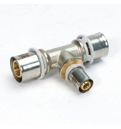 Begetube Ø32 x 16 x 32 T-stuk middelste aansluiting verkleind - Alpex perskoppeling - 328186666