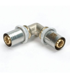 Begetube Ø20/2 x 20/2 modèle équerre 90° - raccord à sertir pour Alpex - 318003535
