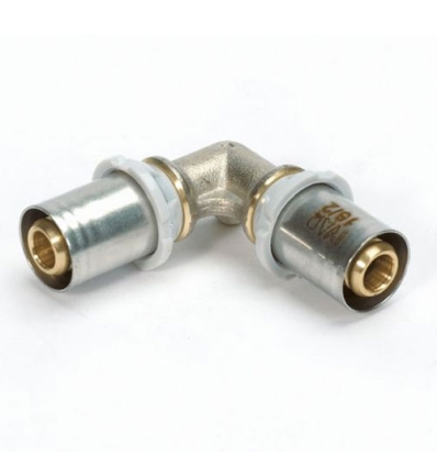 Begetube Ø32/3 x 32/3 haaks model 90° - Alpex perskoppeling - 318006666