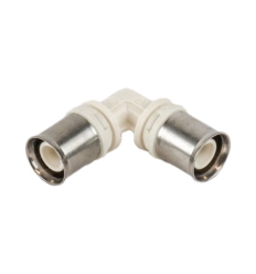 Begetube Ø50/4 x 50/4 modèle équere 90° - raccord à sertir pour Alpex en plastique (PPSU) - 88450200