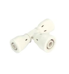 Begetube Ø16/2 x 20/2 x 16/2 steekfitting T-stuk, middenste aansluiting vergroot voor Alpex buis - 329351818