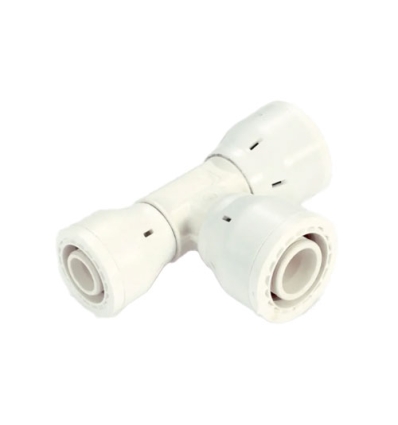 Begetube Ø20/2 x 20/2 x 16/2 steekfitting T-stuk, zijaansluiting verkleind voor Alpex buis - 329351835