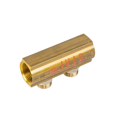 Begetube Ø3/4" + 2xM24 collector 3/4" met voorgemonteerde aansluitnippel zonder ontluchtingsopening - 200071002