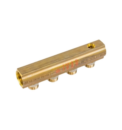 Begetube Ø1" + 4xM24 + 3/8"P collector 1" avec nipples prémontés avec purge 3/8" - 200101804