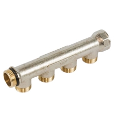 Begetube Ø3/4" + 4xM24 collecteur matricé en 3/4", nicklé - 226071004