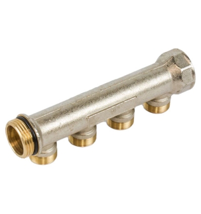 Begetube Ø4/4" + 4xM24 collecteur matricé en 4/4", nicklé - 226101004