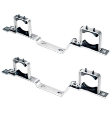 Begetube Ø5/4" attache double pour collecteurs en laiton - L200 - 2 pièces - 280000212