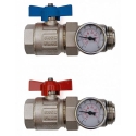 Begetube Ø1"MF kit de vannes avec thermomètres - 278110100