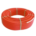 Begetube Ø16 x 2 rouge tube Alpex duo flex pour chauffage et sanitaire avec gaine (ATG gekeurd) - 50 mètre - 820171050