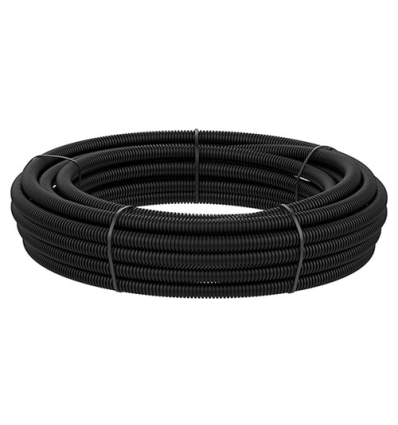 Begetube DN 29 noir gaine de protection en HDPE pour le tube de chauffage - 25 mètre - 802623025