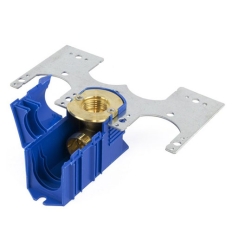 Begetube Ø1/2" x EK bleu bôite murale, avec plaque de fixation en acier galvanisé - 621262055