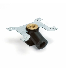 Begetube Ø1/2" x EK zwart enkele inbouwdoos met stalen bevestigingsbeugel - 620263055