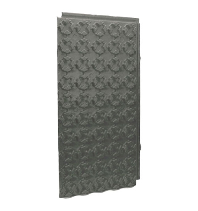 Begetube 100 x 50 x 1,5 cm geprofileerde isolatieplaat - zwart - 600000015